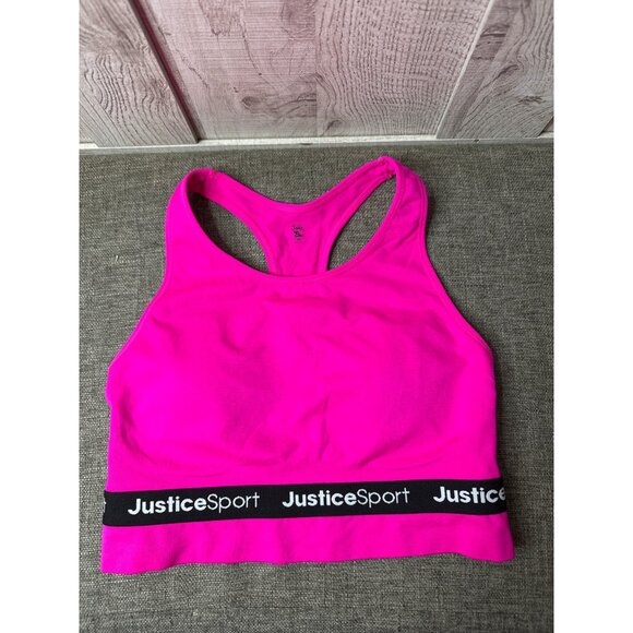 Lot of 3 Mixed Girls Size Large Sports Bra, Capri Athletic Leggings, & Tank Top - Picture 2 of 11